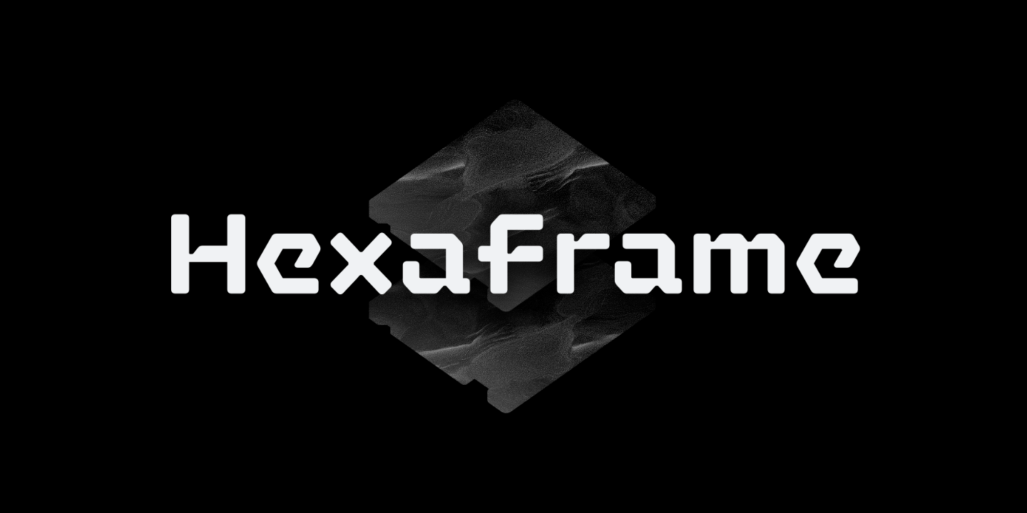 Font Hexaframe CF